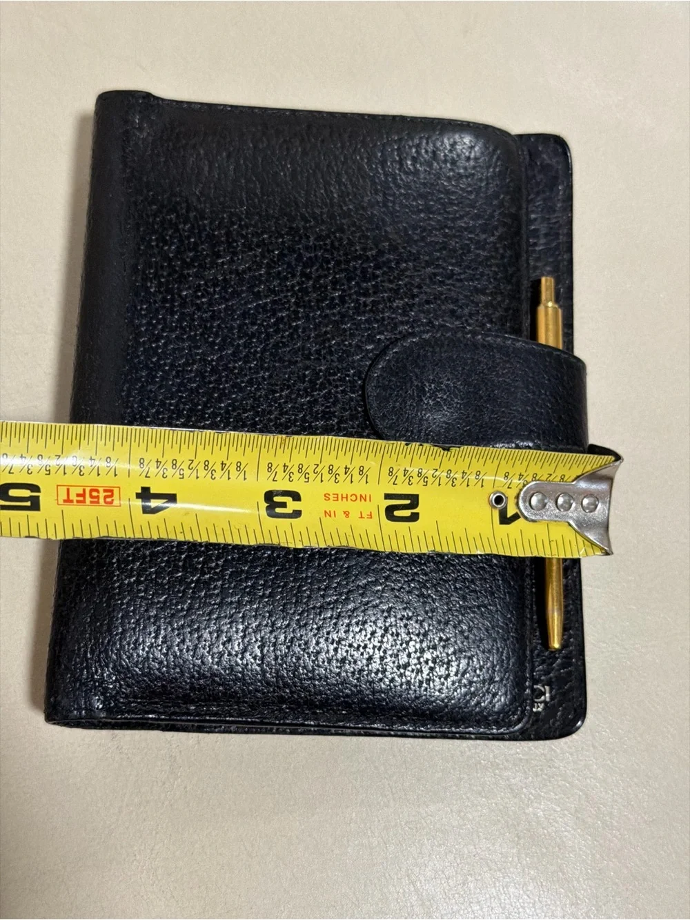 Gucci planner Classic Black with Gold Pen